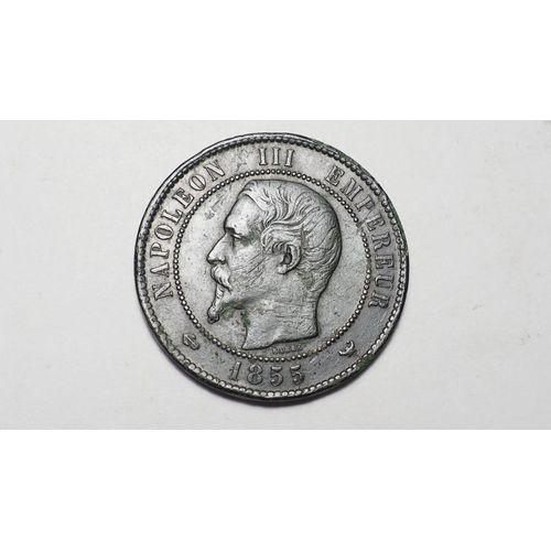 10 Centimes 1855 W -Napoléon Iii