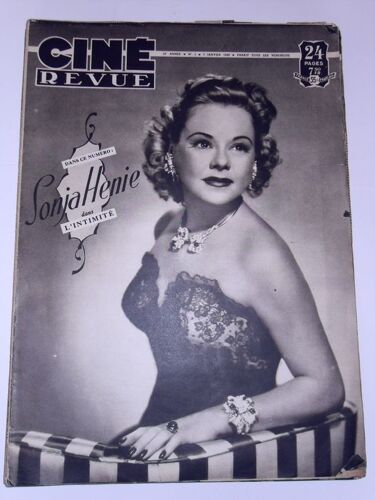 Cine Revue 1949 N° 1 : Sonja Henie