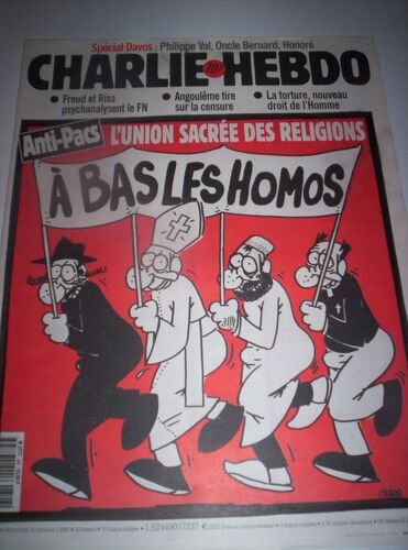 Charlie Hebdo  N° 346 : À Bas Les Homos