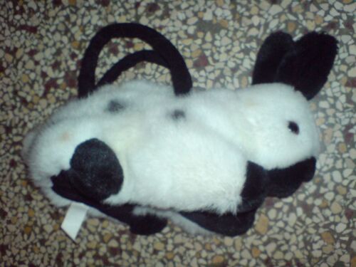 Peluche Lapin Blanc En Sac À Main "Fizzy" 26 Cm