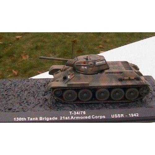 Char D'assaut T-34/76 Urss 1942 Tank Brigade 1/72 Neuf-Altaya