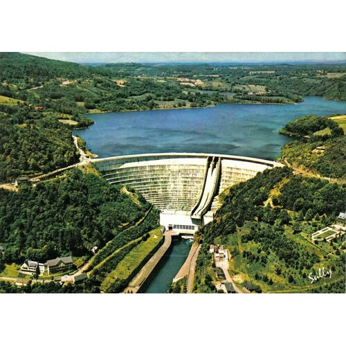 Carte Postale, France, Corrèze ( 19 ), Bort, Le Barrage - Oblitération Du 23/08/1975