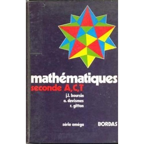 Mathematiques - Seconde A - C - T
