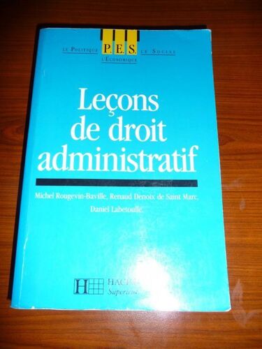Leçons De Droit Administratif