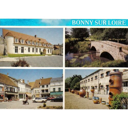 Carte Postale, France, Loiret ( 45 ), Bonny Sur Loire, Vues Multiples