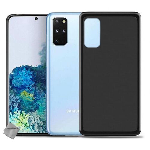 Housse etui coque pochette silicone gel fine pour Samsung Galaxy S20 Plus + film ecran - NOIR