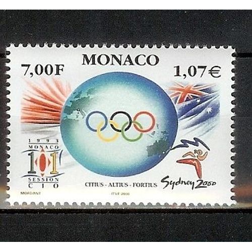 Monaco Annee 2000 Timbre N° 2239