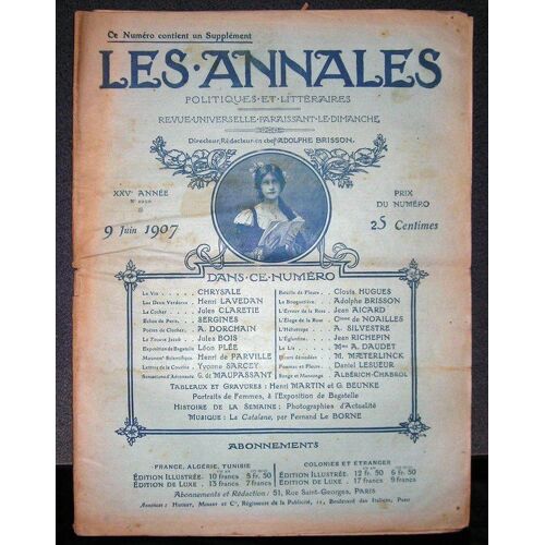 Les Annales Politiques Et Litteraires  N° 1250 : Le Cabaret Ramponneau