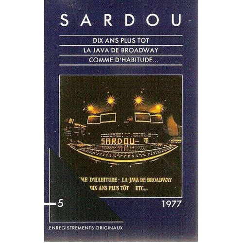 Michel Sardou - K7 Audio - 1977 (Volume 5)