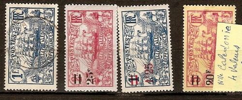Nouvelle Calédonie/4 Valeurs Neuves  Et  Oblitérée