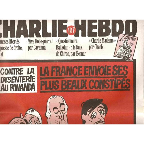 Charlie Hebdo  N° 110 : Contre La Dysenterie Au Rwanda...