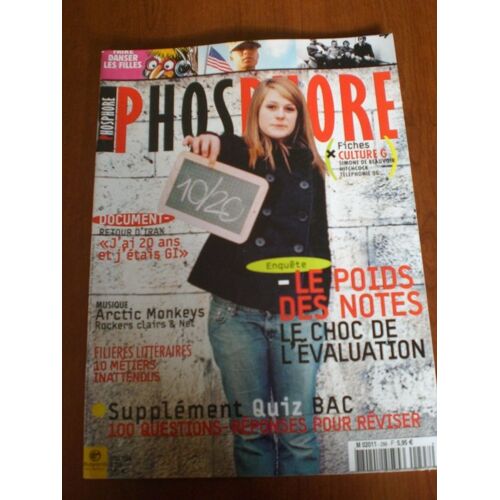 Phosphore  N° 298 : Le Poids Des Notes - Le Choc De L'évaluation