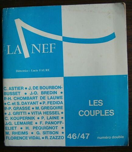 Les Couples. In : La Nef, Nouvelle Série N° 46/47