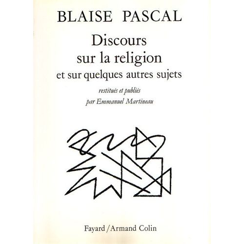 Discours Sur La Religion Et Sur Quelques Autres Sujets