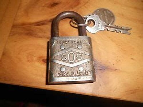 Cadenas À Clef Clé Vintage Ancien Dimension De 1 Cm À 3cm