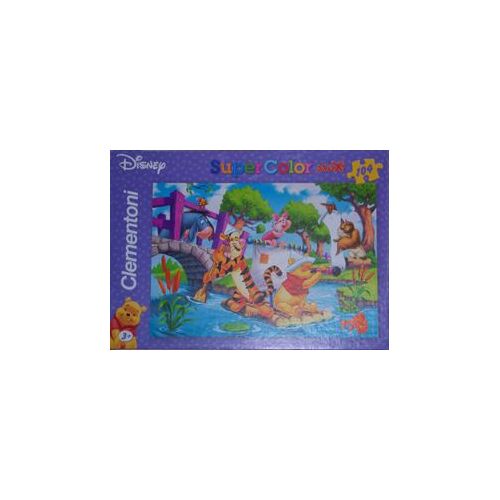 Puzzle - 104 Pièces - Winnie Sur Radeau - 68 X 58 Cm