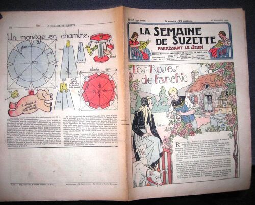 La Semaine De Suzette  N° 43 : Les Roses De Fanchic Une Aventure Insensée