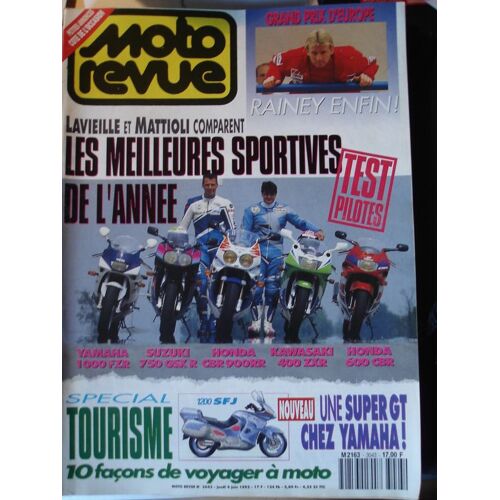Moto Revue  N° 3043 : Les Meilleures Sportives De L'annee/ Grand Prix D'europe