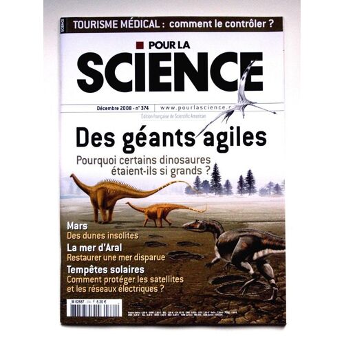Pour La Science N° 374 : Des Géants Agiles