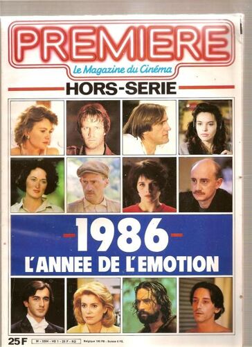 Première Hors-Série N° 3264 : 1986, L'année De L'émotion
