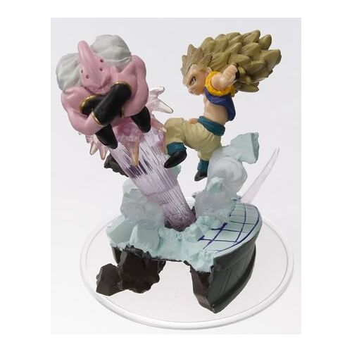 Dbz Figurine Diorama Dragonball Gashapon Dragon Ball Z Imagination Part 8 Super Boo Vs Ss3 Gotrunks 7.5cm