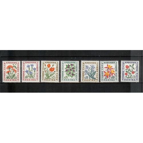 Timbres Taxe  Andorre Anne E 1964/71 N° 46 A 52