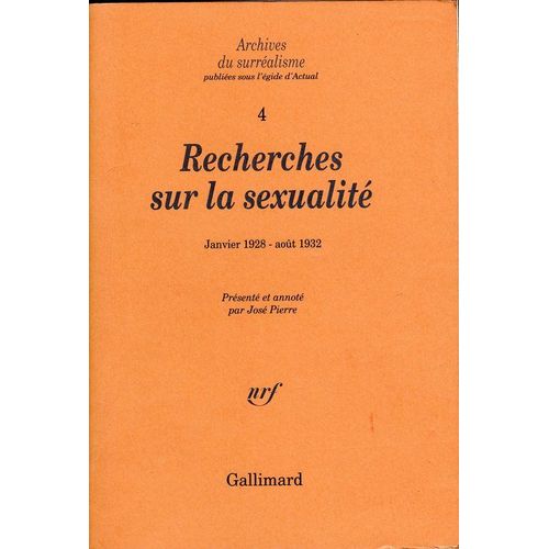 Recherches Sur La Sexualité