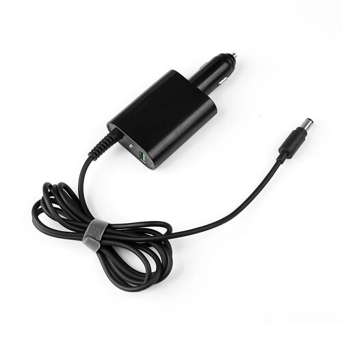 DC 24V 0.38A Adaptateur chargeur de voiture de rechange de Noir pour Dyson DC31 DC34 DC35, avec câbles 5.9Ft et Prise EuropéEnne