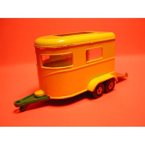 Matchbox  N°43 - Remorque A Chevaux 67 Mm 63/1 - 1969-Matchbox