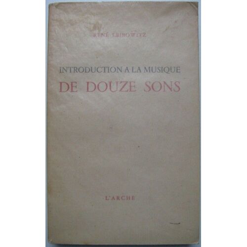 Introduction À La Musique De Douze Sons
