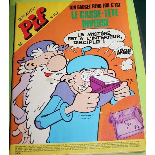 Pif Gadget  N° 709 : Le Casse-Tête Inversé