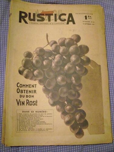Rustica N° 37 Du 14/09/1941