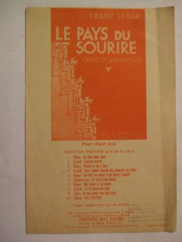 Le Pays Du Sourire N° 4 Dans L'ombre Blanche Des Pommiers En Fleures