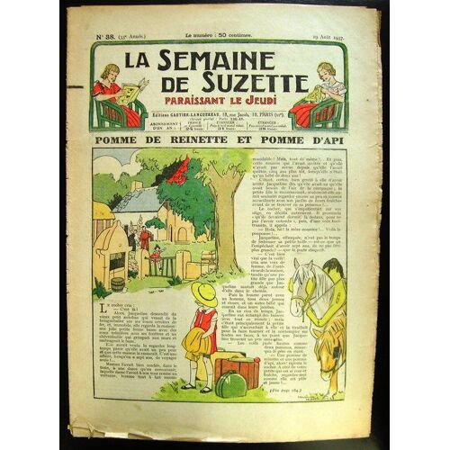 La Semaine De Suzette  N° 38 : Pomme De Reinette Et Pomme D'api