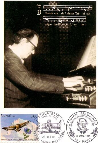 Carte Philatélique Olivier Messiaen