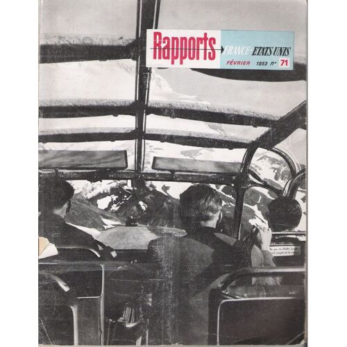 Rapports France-Etats Unis N?71