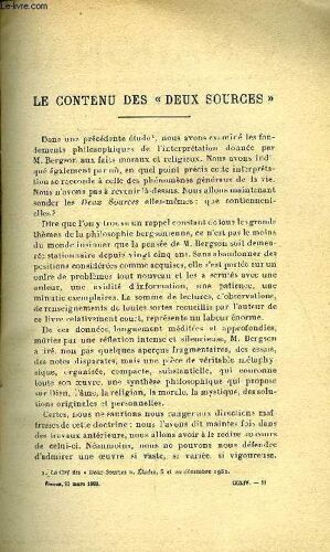 Etudes Tome 214 N° 6 - Le Contenu Des Deux Sources Par Jacques De Tonquédec, Le Bolchevisme Intellectuel Par Henri Du Passage, Politique Nationale Et Idée Chrétienne Dans Les Temps Modernes Par Joseph(...)
