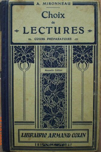 Choix De Lectures.  Cours Préparatoire.