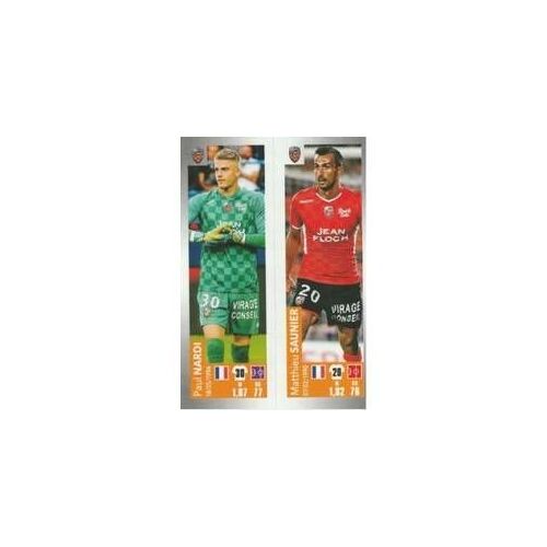 Vignette Panini Foot France 2019 2020 N°541 : Paul Nardi - Matthieu Saunier
