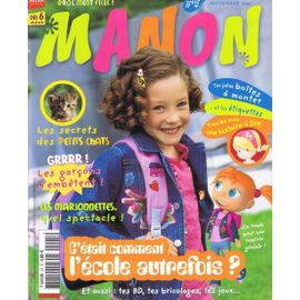 Manon N° 25 : C'était Comment L'école Autrefois
