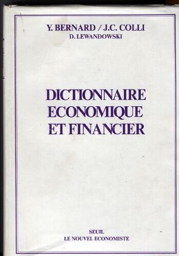 Dictionnaire Économique Et Financier