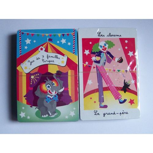 Jeu De 7 Familles - Le Cirque - Cmp