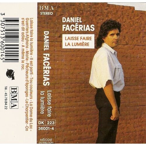 Daniel Facerias "Laisse Faire La Lumiere" K7 10 Titres - 1988