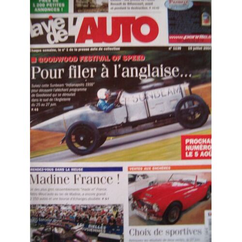 La Vie De L'auto N° 1135 Du 15/07/2004 Pour Filer A L'anglaise Choix De Sportives N° 1135 : Pour Filer A L'anglaise Choix De Sportives