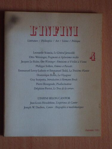 L'infini Tome 4
