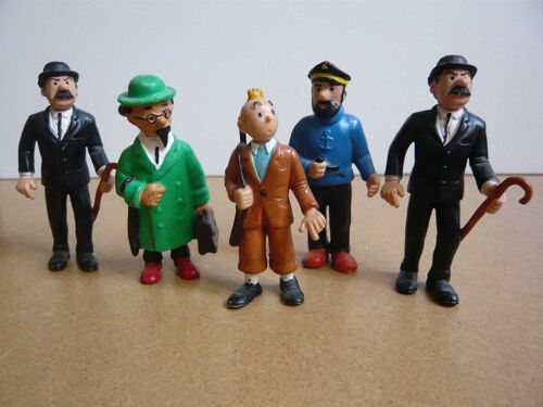 Tintin, 5 Figurines - Comics Spain