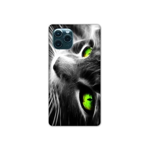 Coque Renforcée Pour Iphone 11 (6,1) Chat Vert