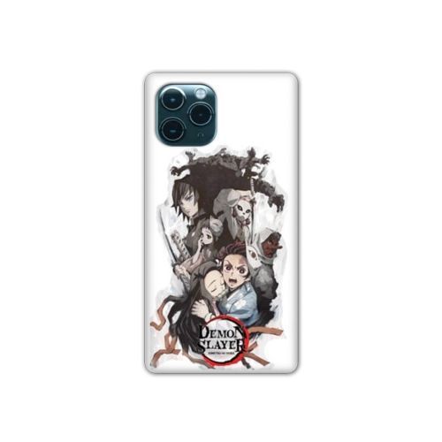 Coque Renforcée Pour Iphone 11 Pro (5,8) Manga Demon Slayer Blanc
