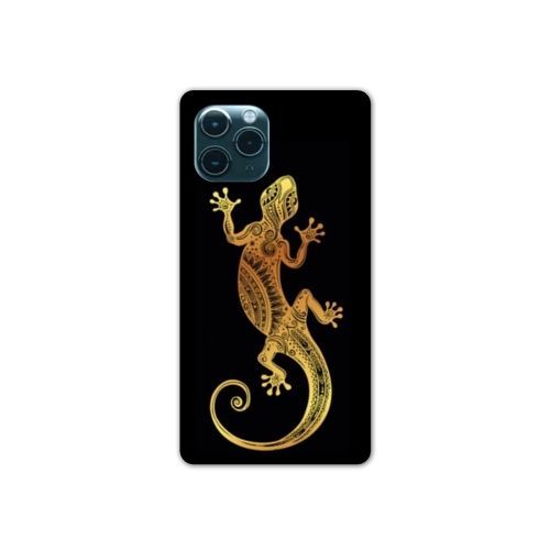 Coque Renforcée Pour Iphone 11 Pro (5,8) Animaux Maori lezard Noir