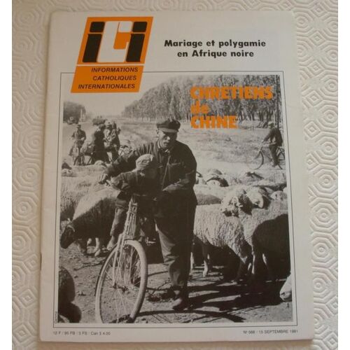 Informations Catholiques Internationales  N° 566 : 15 Septembre 1981